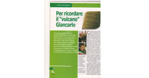 Cerimonia di Dedicazione a Giancarlo Bertolotti