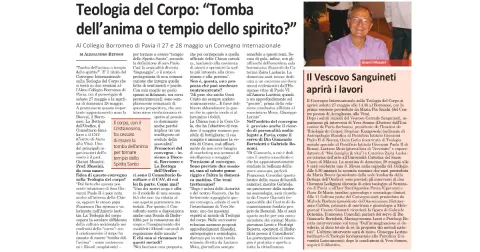 Convegno “Tomba dell’anima o tempio dello Spirito”